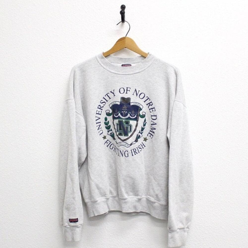 Vintage Notre Dame University Fighting Irish Sweatshirt XL